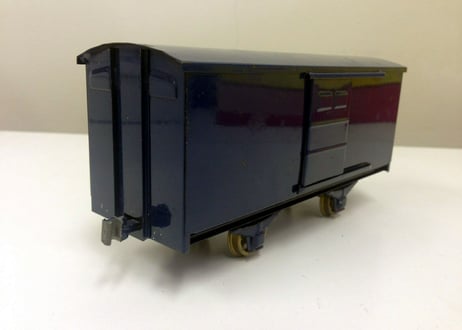 Katsumi Box wagon (with door opening / closing) - Tin rare model made in Japan