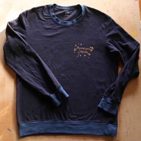 APOCALYPTIC HEROES LONG SLEEVE T-SHIRTS (SIZE : L)