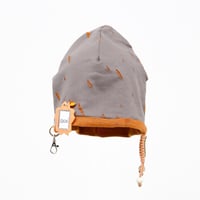 Whimgy Beanie Gray × Orange