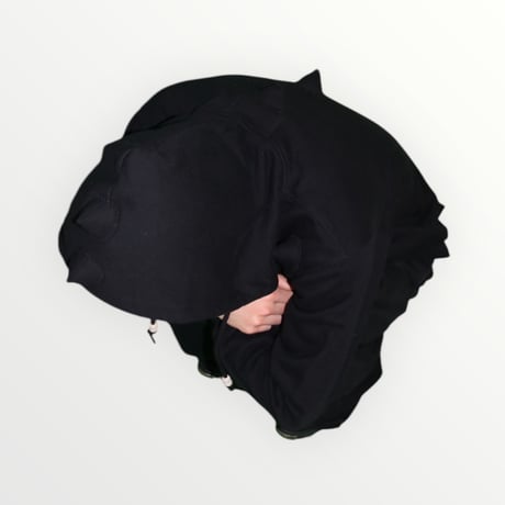 dinosaur spines Doubie Zip-Up Hoodie