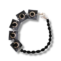 Twist Spike Wallet Chain -Black