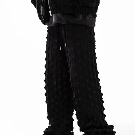 BLACK SPIKY PANTS