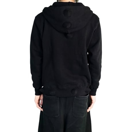 dinosaur spines Doubie Zip-Up Hoodie