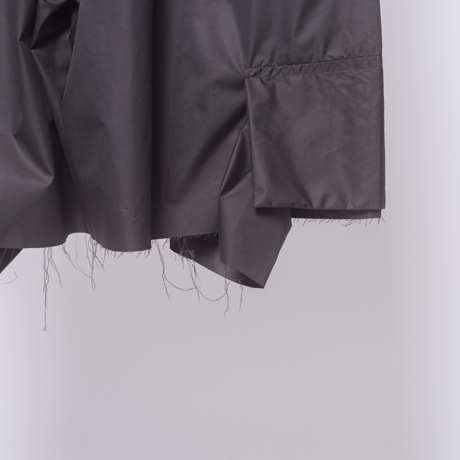 respect JINRUI nylon cargo pants(half) BLACK