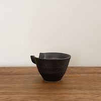 片口すり鉢4寸 鉄黒