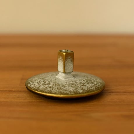 空間鋳造 鉄急須 Egg 小 Champagne（白金色）