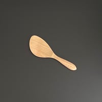 宮島工芸製作所 丸柄ナナメ杓子 20cm