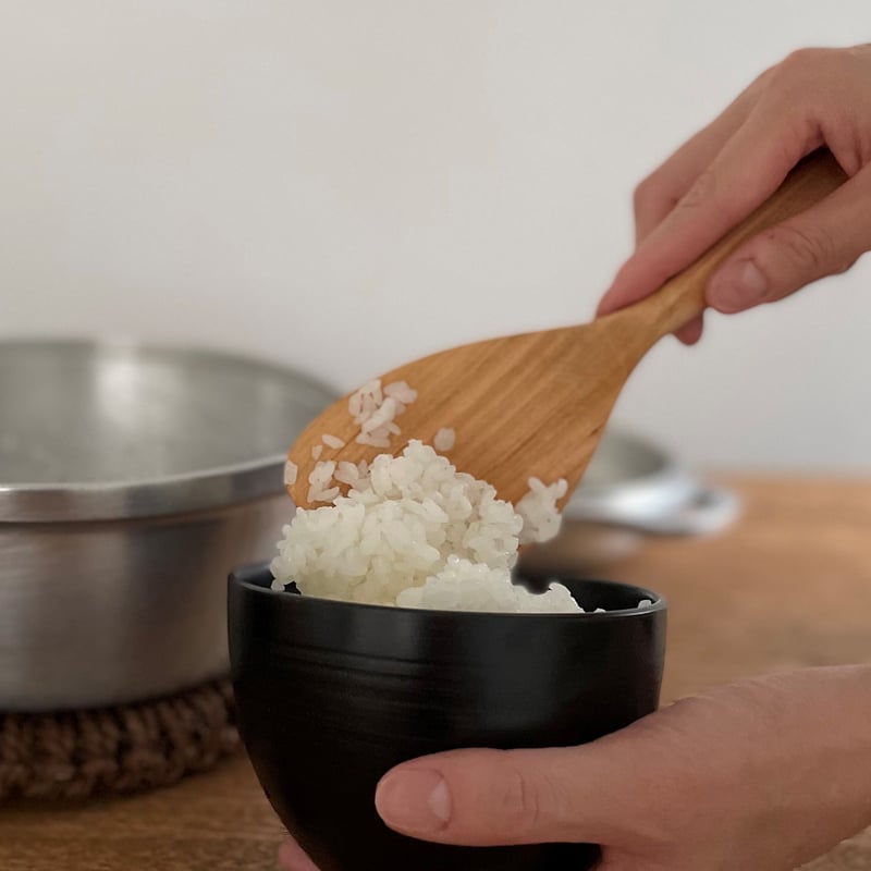 宮島工芸製作所 丸柄ナナメ杓子 20cm | YAOCA（やおか）日日の道具