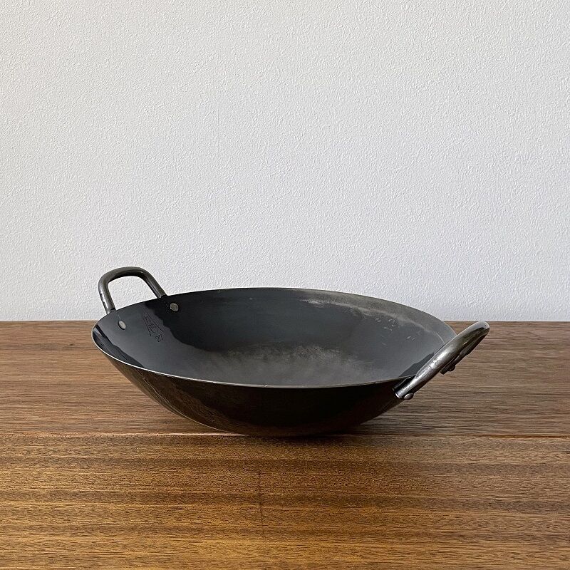 山田工業所 打出し中華鍋 両手 27cm（1.2mm） | YAOCA（やおか）日日の