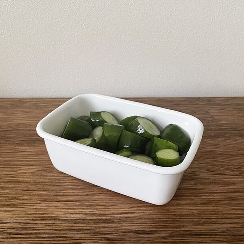 野田琺瑯 レクタングル深型S シール蓋付 | YAOCA（やおか）日日の道具