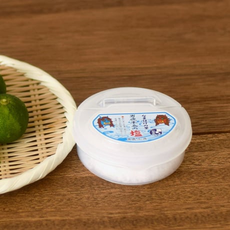 男鹿半島の塩 タッパー丸型 80g