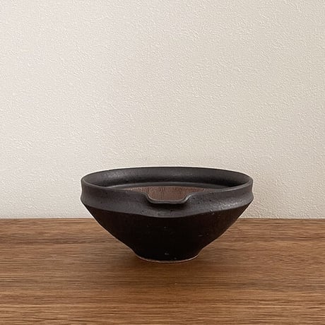 JUJU mortier すり鉢 6寸 鉄黒