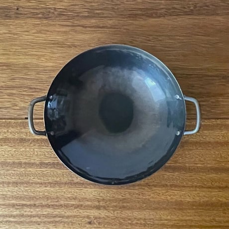 山田工業所 打出し中華鍋 両手 27cm（1.2mm）
