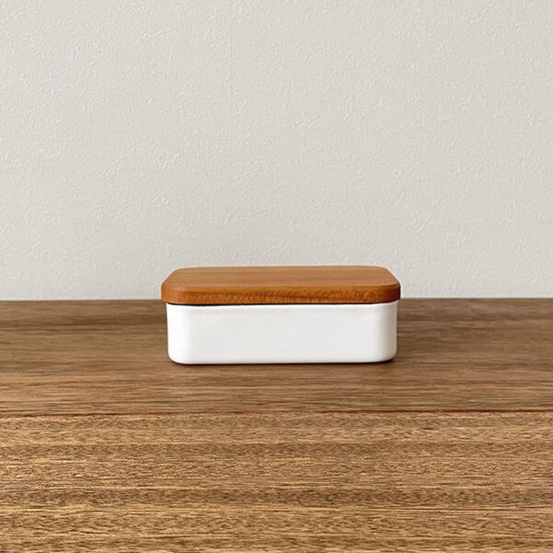 野田琺瑯 バターケース 200g用 | YAOCA（やおか）日日の道具