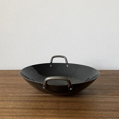 山田工業所 打出し中華鍋 両手 27cm（1.2mm）