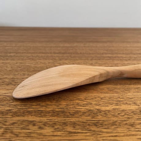 宮島工芸製作所 丸柄ナナメ杓子 20cm