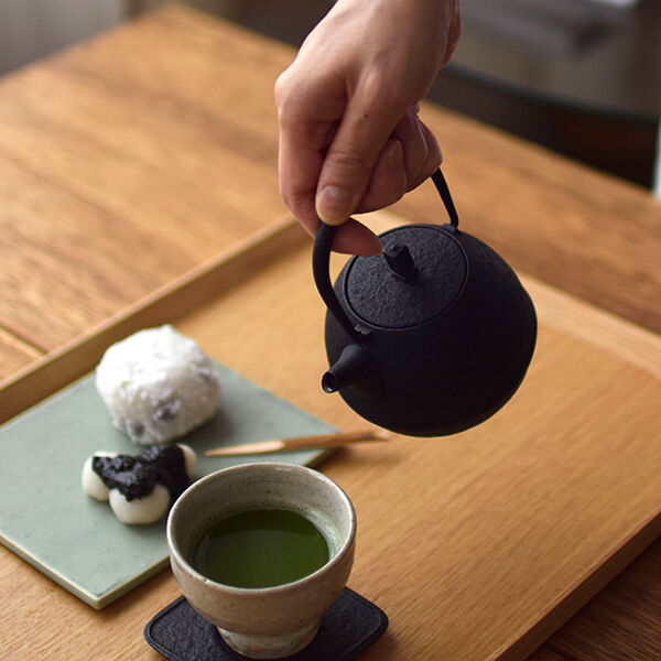 空間鋳造 鉄急須 Egg 小 PureBlack | YAOCA（やおか）日日の道具