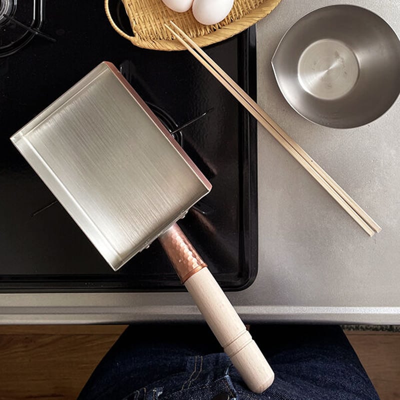 Amazon｜EBM 銅 玉子焼 関西型(フッ素樹脂加工)18cm｜玉子焼き器