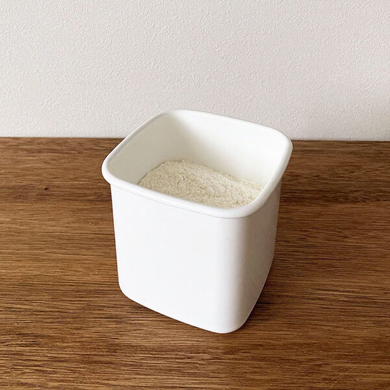 野田琺瑯 スクウェアL シール蓋付 | YAOCA（やおか）日日の道具