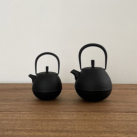 空間鋳造 鉄急須 Egg 小 PureBlack