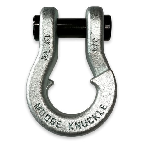 3/4インチ 5トン スプリットシャックル　ムース ナックル オフロード　B'oh　シャックル　スリングやワイヤーをかけやすい