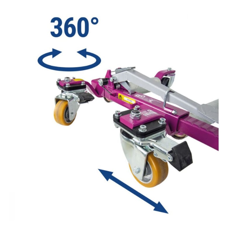 409815 ゴージャッキ用 ロック付きキャスター2個入り GJ6313用