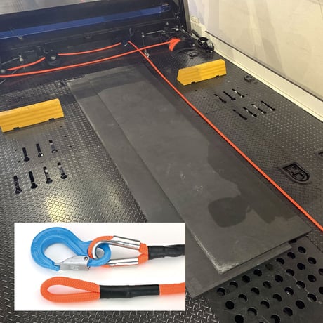 アルテマロープウィンチ用　フック ＋ 片端 ループ　10mm　15M　ウィンチ用ロープ