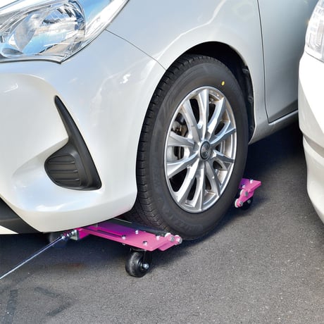 内掛けカージャッキ　ジャッキアップ　車体移動ユニット　車両移動　ドーリー コンパクト設計 使用荷重 1000kg　不動車 故障車