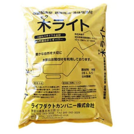予約商品　M　木ライト　オイル処理剤　路面用　油吸着材　液体吸着　油吸収材　清掃用品　液体処理剤　掃除　オイル吸着　エコ