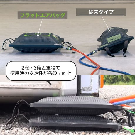 SAVA フラットエアバッグ　フラット リフティングエアバッグ　重ねて使える安定性　高耐久