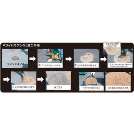 予約商品　M　木ライト　オイル処理剤　路面用　油吸着材　液体吸着　油吸収材　清掃用品　液体処理剤　掃除　オイル吸着　エコ