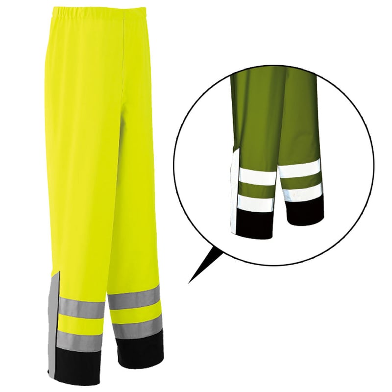 予約商品】 高視認性 ゴアテックス レインパンツ レインウェア 反射