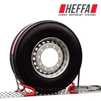 ホイールタイダウン1輪分　HEF3TA-506　耐荷重3t　カバー付き　トレッド面 固縛用品　タイヤ ラッシングベルト