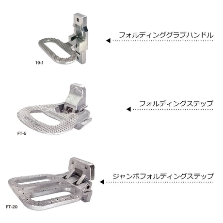 ステップ 取り付け　フォルディングステップグラブハンドル　取付ステップ　フォールディングステップ　収納式ステップ　足掛け　補助ステップ　軽トラ　折りたたみステップ　ステッパー　グリップ　昇降