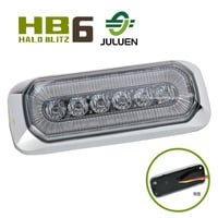 HB6　ワーニングライト　LEDライト　強力　クリアランスランプ　マーカー　ポジションランプ　メッキカバー　赤／白