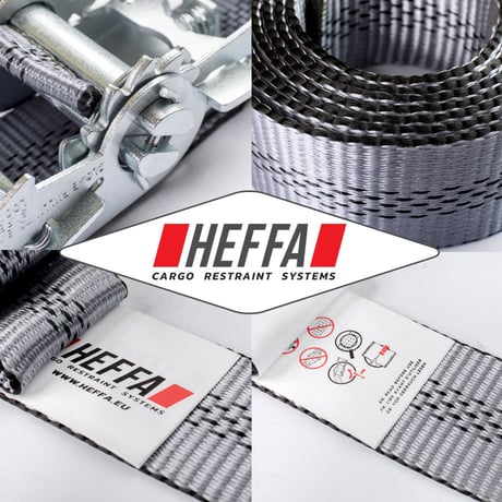 ホイールタイダウン1輪分　HEF3TA-506　耐荷重3t　カバー付き　トレッド面 固縛用品　タイヤ ラッシングベルト