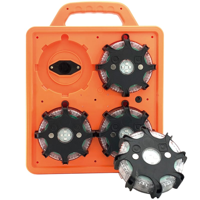 HL75011-8R シーケンシャルワーニングライトシステム 8個 3色 赤/青/黄