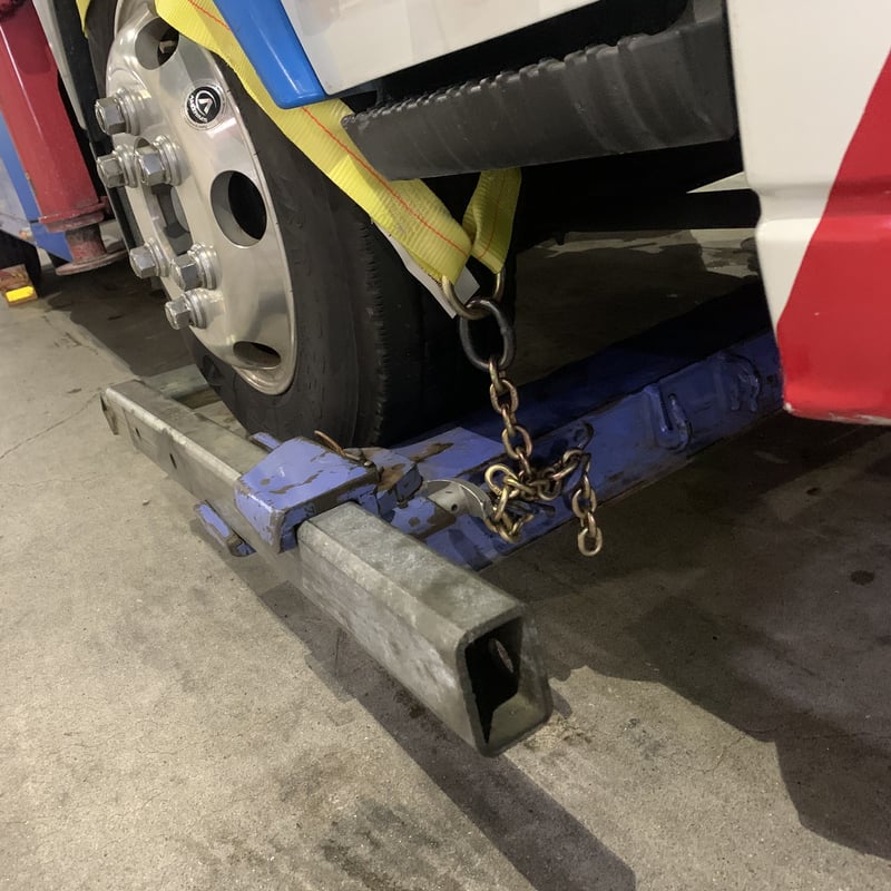 S40-38-64-2TC 中型車用バスケットストラップ（黄色）※1輪分