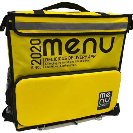 配達　デリバリーdelivery バック　MENU menuオフィシャルショップ