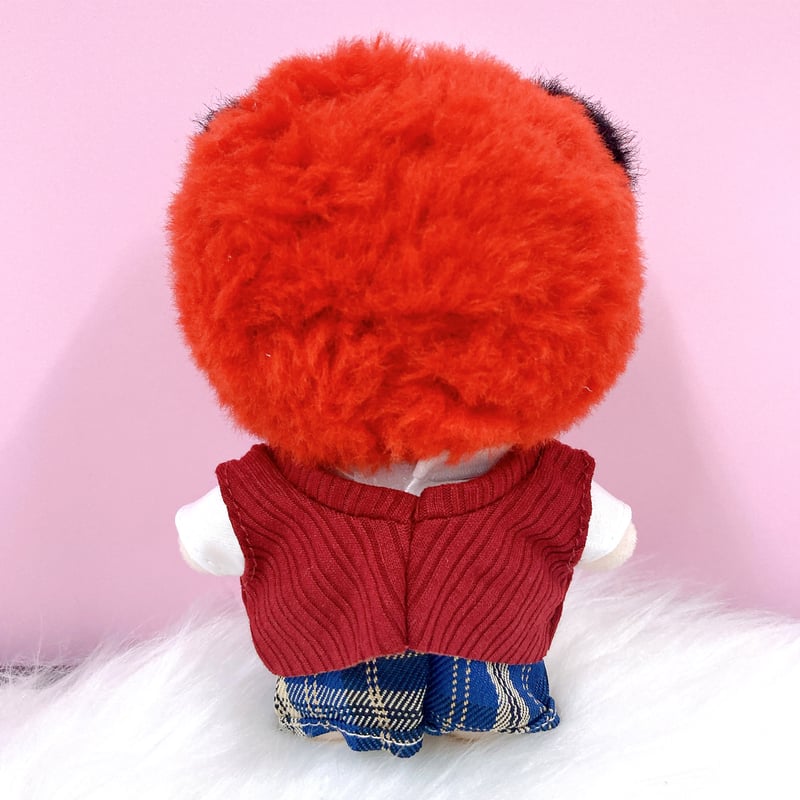 ぬい服】シャツ&チェックスカートセット 10cm用 | G.triGer