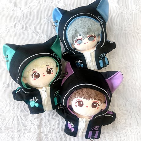 【ぬい服】猫耳サイバーパンクジャージ【推し活グッズ】