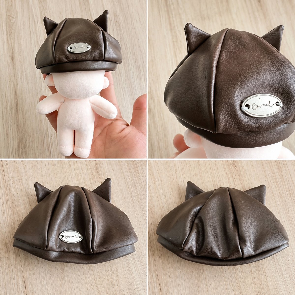 【ネコ耳帽子オーダー専用】GiGO & かぷっこふれんず ぬい用／カラー変更 GIGO ぬい服 猫耳帽子 サロペット インナー 淡色 - メルカリ