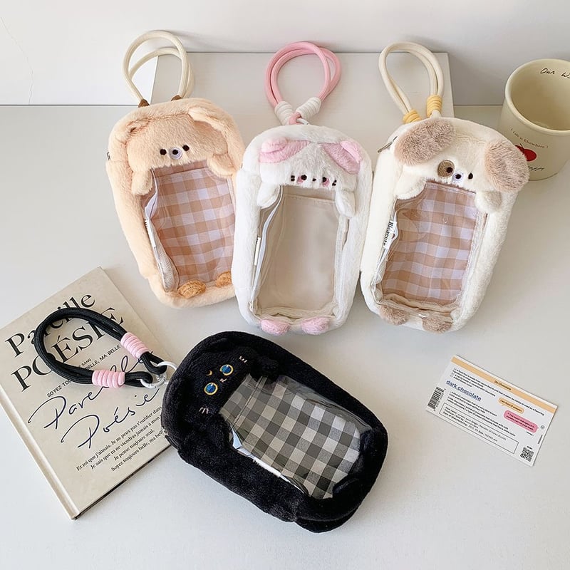 ふわもこぬいぐるみ用 窓付きポーチ | G.triGer