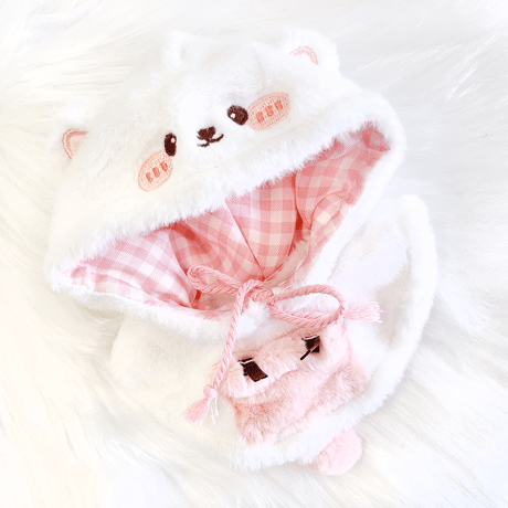 【ぬい服】ぬいぐみ用ポンチョ(15cm用)【推し活グッズ】