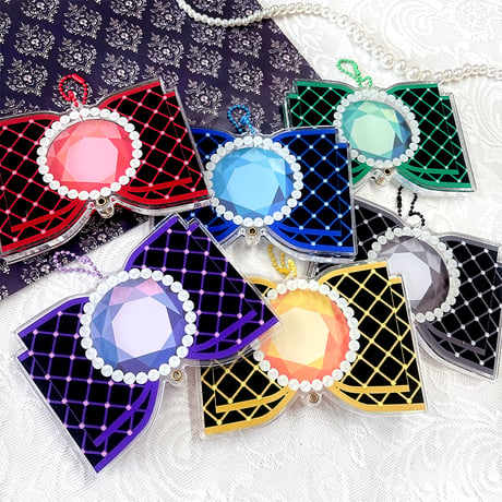【G.triGerオリジナル 推し活グッズ】アクリル缶バッジケース【リボン】58mm缶バッジ・アクスタ用