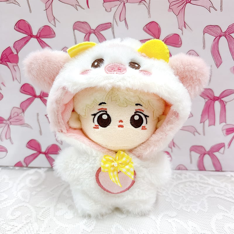 ぬい服】ぬいぐるみ用刺繍入りアニマル着ぐるみ 10cm 用【推し活 ぬい服】ぬいぐるみ用刺繍入りアニマル着ぐるみ 10cm 用【推し活