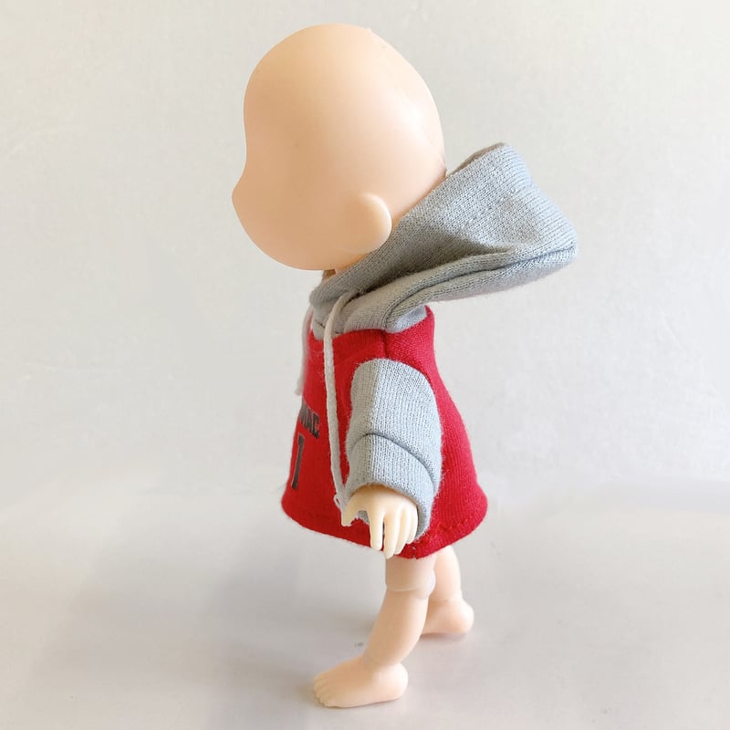 ぬい服】バスケビブス風パーカー 細身のぬいぐるみ・ドール用 | G.triGer