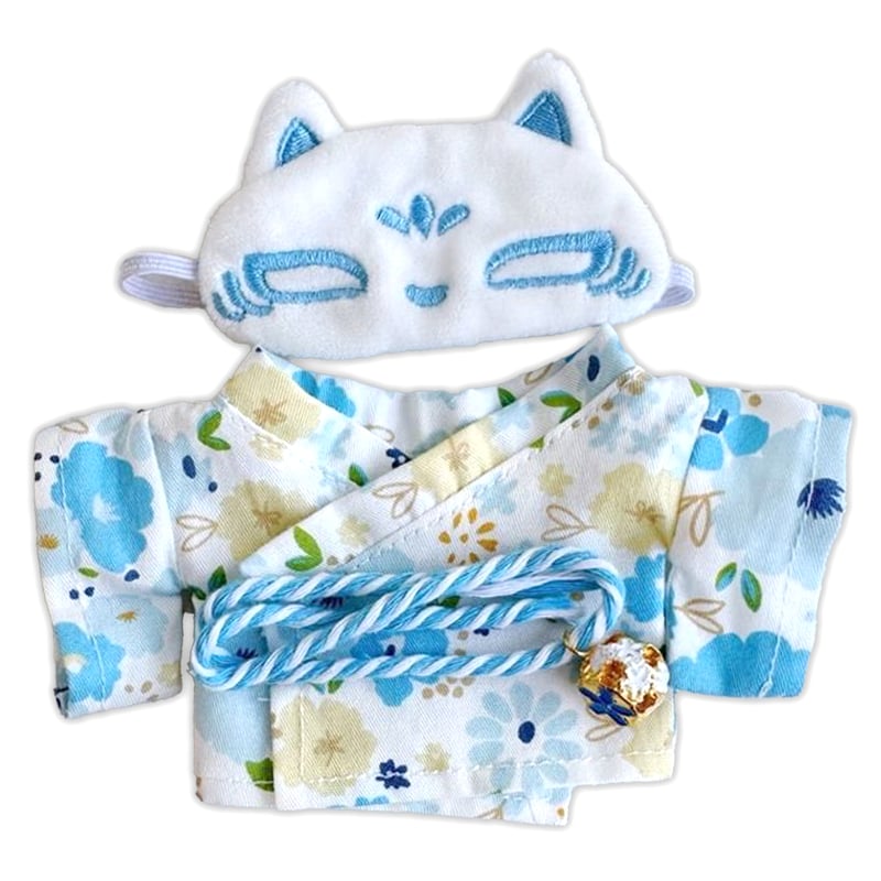 ぬい服】和装セット(浴衣&帯&狐面セット) 10cmぬいぐるみ用 | G.triGer