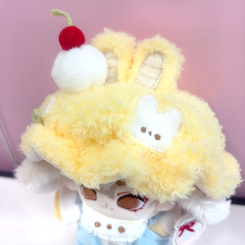 ぬい服】帽子&スタイ&Tシャツ&サロペットセット 10cm用 | G.triGer