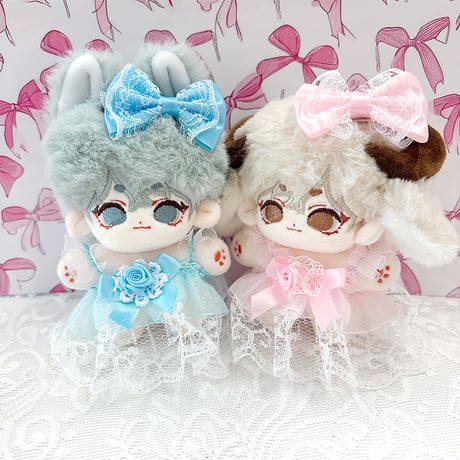 【ぬい服】ぬいぐるみ用カラフルドレス 10cm 用【推し活グッズ】